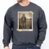 Personalized 1880s Jackalope Sweatshirt Custom Face Old West, Mythical Cowboy & Cowgirl Pullover