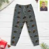 Personalized Bigfoot Photo Christmas Pajama Joggers | Funny Custom Sasquatch Lounge Pants 17 Personalized Bigfoot Photo Christmas Pajama Joggers Funny Custom Sasquatch Lounge Pants