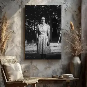 Personalized Flatwoods Monster Analog Horror Canvas | Custom Face in Chilling 1950s Photo, Spooky Wall Art 16 Personalized Flatwoods Monster Analog Horror Canvas Custom Face in Chilling 1950s Photo Spooky Wall Art