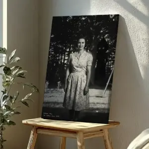 Personalized Flatwoods Monster Analog Horror Canvas | Custom Face in Chilling 1950s Photo, Spooky Wall Art 17 Personalized Flatwoods Monster Analog Horror Canvas Custom Face in Chilling 1950s Photo Spooky Wall Art