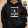 Personalized Flatwoods Monster Horror Hoodie Custom Face in Chilling 1950s Photo