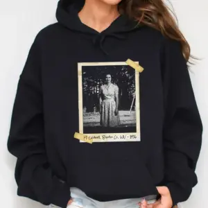 Personalized Flatwoods Monster Horror Hoodie | Custom Face in Chilling 1950s Photo, Spooky Hooded Sweatshirt 20 Personalized Flatwoods Monster Horror Hoodie Custom Face in Chilling 1950s Photo