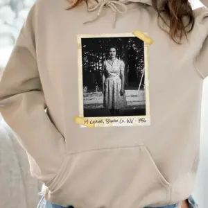 Personalized Flatwoods Monster Horror Hoodie | Custom Face in Chilling 1950s Photo, Spooky Hooded Sweatshirt 22 Personalized Flatwoods Monster Horror Hoodie Custom Face in Chilling 1950s Photo
