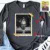 Personalized Flatwoods Monster Horror Long Sleeve Tee Custom Face in Chilling 1950s Photo