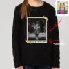 Personalized Flatwoods Monster Horror Sweatshirt Custom Face in Chilling 1950s Photo Spooky Pullover