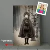 Personalized Wendigo Canvas | Custom Face 19th Century Photo, Gothic Horror Cryptid Wall Art 25 Personalized Wendigo Canvas Custom Face 19th Century Photo Gothic Horror Cryptid Wall Art