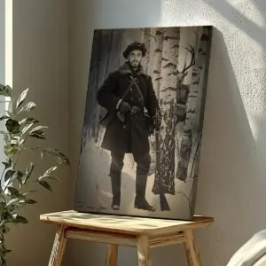 Personalized Wendigo Canvas | Custom Face 19th Century Photo, Gothic Horror Cryptid Wall Art 20 Personalized Wendigo Canvas Custom Face 19th Century Photo Gothic Horror Cryptid Wall Art
