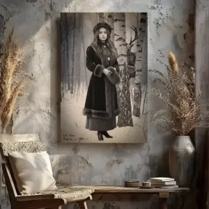 Personalized Wendigo Canvas | Custom Face 19th Century Photo, Gothic Horror Cryptid Wall Art 23 Personalized Wendigo Canvas Custom Face 19th Century Photo Gothic Horror Cryptid Wall Art
