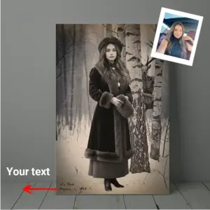 Personalized Wendigo Canvas | Custom Face 19th Century Photo, Gothic Horror Cryptid Wall Art 21 Personalized Wendigo Canvas Custom Face 19th Century Photo Gothic Horror Cryptid Wall Art