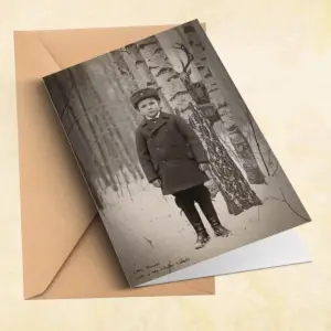 Personalized Wendigo Card | Custom Face 19th Century Photo, Gothic Horror Cryptid Greeting Card 25 Personalized Wendigo Card Custom Face 19th Century Photo Gothic Horror Cryptid Greeting Card