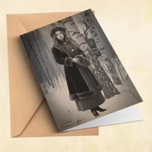 Personalized Wendigo Card | Custom Face 19th Century Photo, Gothic Horror Cryptid Greeting Card 16 Personalized Wendigo Card Custom Face 19th Century Photo Gothic Horror Cryptid Greeting Card