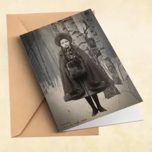 Personalized Wendigo Card | Custom Face 19th Century Photo, Gothic Horror Cryptid Greeting Card 20 personalized Wendigo Card Custom Face 19th Century Photo Gothic Horror Cryptid Greeting Card