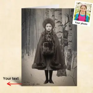 Personalized Wendigo Card | Custom Face 19th Century Photo, Gothic Horror Cryptid Greeting Card 21 ersonalized Wendigo Card Custom Face 19th Century Photo Gothic Horror Cryptid Greeting Card