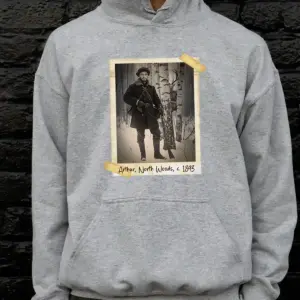 Custom Face 19th Century Horror Hoodie Wendigo Personalized Cryptid Sweatshirt