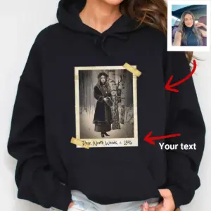 Custom Face 19th Century Horror Hoodie Wendigo Personalized Cryptid Sweatshirt