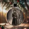 Personalized Wendigo Ornament Horror Custom Face 19th Century Photo Gothic Cryptid Decor