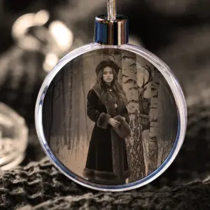 Personalized Wendigo Ornament Horror Custom Face 19th Century Photo Gothic Cryptid Decor