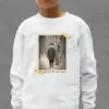 Personalized Wendigo Long Sleeve Tee Custom Face 19th Century Photo Gothic Horror Cryptid Crewneck