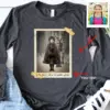 Personalized Wendigo Long Sleeve Tee Custom Face 19th Century Photo Gothic Horror Cryptid Crewneck