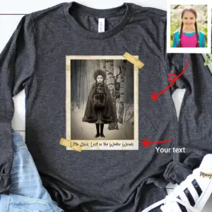 Personalized Wendigo Long Sleeve Tee | Custom Face 19th Century Photo, Gothic Horror Cryptid Crewneck 27 Personalized Wendigo Long Sleeve Tee Custom Face 19th Century Photo Gothic Horror Cryptid Crewneck
