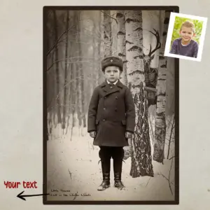 Personalized Wendigo Poster | Custom Face 19th Century Photo, Gothic Horror Cryptid Wall Art 29 Personalized Wendigo Poster Custom Face 19th Century Photo Gothic Horror Cryptid Wall Art