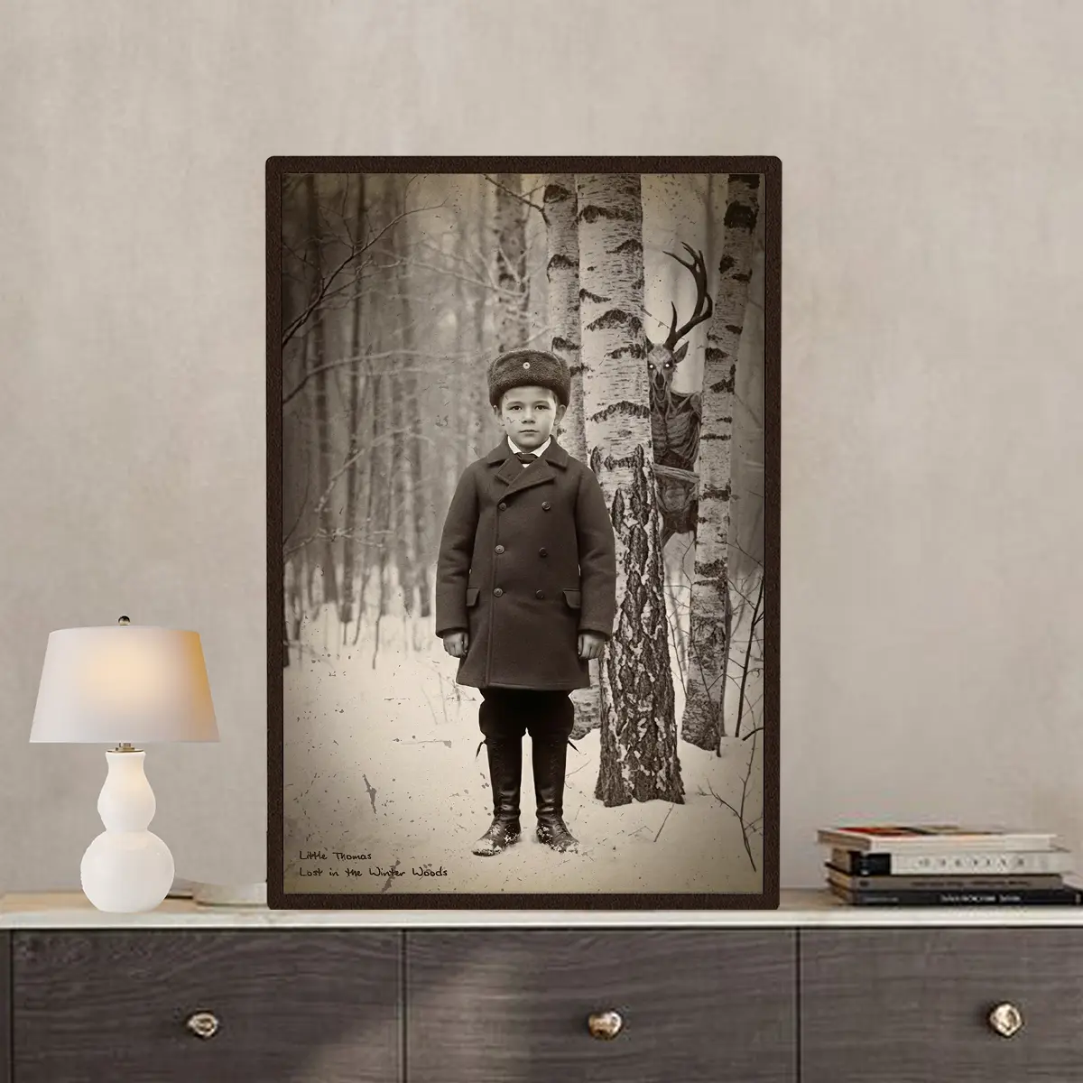 Personalized Wendigo Poster | Custom Face 19th Century Photo, Gothic Horror Cryptid Wall Art 14 Personalized Wendigo Poster Custom Face 19th Century Photo Gothic Horror Cryptid Wall Art