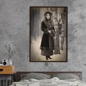 Personalized Wendigo Poster | Custom Face 19th Century Photo, Gothic Horror Cryptid Wall Art 18 Personalized Wendigo Poster Custom Face 19th Century Photo Gothic Horror Cryptid Wall Art