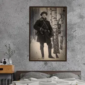 Personalized Wendigo Poster | Custom Face 19th Century Photo, Gothic Horror Cryptid Wall Art 22 Personalized Wendigo Poster Custom Face 19th Century Photo Gothic Horror Cryptid Wall Art