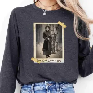 Personalized Wendigo Shirt Custom Face 19th Century Photo Gothic Horror Cryptid Tee