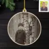 Personalized Wendigo Wooden Ornament Custom Face 19th Century Photo Gothic Horror Cryptid Decor