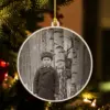 Personalized Wendigo Wooden Ornament Custom Face 19th Century Photo Gothic Horror Cryptid Decor