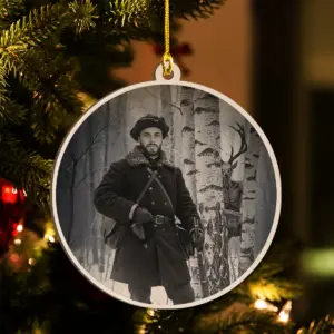 Personalized Wendigo Wooden Ornament | Custom Face 19th Century Photo, Gothic Horror Cryptid Decor 15 Personalized Wendigo Wooden Ornament Custom Face 19th Century Photo Gothic Horror Cryptid Decor