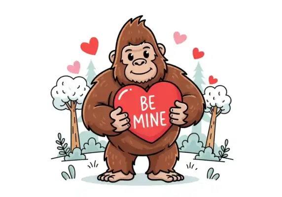 10+ Naughty & Funny Cryptid Valentine’s Shirts