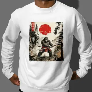 Custom Bigfoot Samurai Shirt | Personalized Japanese Kanji Name Sasquatch Ukiyo-e Tee 10 Custom Bigfoot Samurai Shirt Personalized Japanese Kanji Name Sasquatch Ukiyo-e Tee