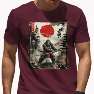 Custom Bigfoot Samurai Shirt | Personalized Japanese Kanji Name Sasquatch Ukiyo-e Tee 8 Custom Bigfoot Samurai Shirt Personalized Japanese Kanji Name Sasquatch Ukiyo-e Tee