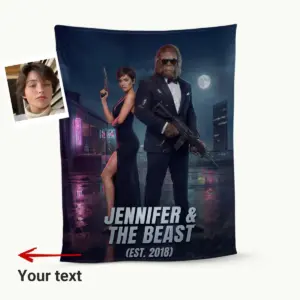 Custom Face Bigfoot Couple Blanket | Mr & Mrs Smith Sasquatch Valentine Anniversary Cozy 27 Custom Face Bigfoot Couple Blanket Mr & Mrs Smith Sasquatch Valentine Anniversary Cozy