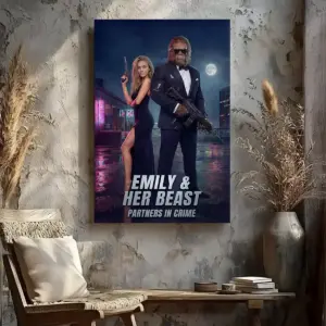 Custom Face Bigfoot Couple Canvas | Mr & Mrs Smith Sasquatch Valentine Anniversary Art 31 Custom Face Bigfoot Couple Canvas Mr & Mrs Smith Sasquatch Valentine Anniversary Art