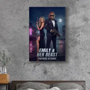 Custom Face Bigfoot Couple Canvas | Mr & Mrs Smith Sasquatch Valentine Anniversary Art 32 Custom Face Bigfoot Couple Canvas Mr & Mrs Smith Sasquatch Valentine Anniversary Art