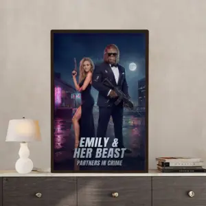 Custom Face Bigfoot Couple Poster | Mr & Mrs Smith Sasquatch Valentine Anniversary Gift 28 Custom Face Bigfoot Couple Poster Mr & Mrs Smith Sasquatch Valentine Anniversary Gift