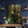 Custom Face Star Wars Boy with Bigfoot Wooden Jigsaw Puzzle Funny Personalized Gift for Son