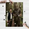Custom Star Wars Dad with Bigfoot Wooden Jigsaw Puzzle Funny Valentines Day Gift for Husband