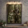 Custom Star Wars Mom with Bigfoot Wooden Jigsaw Puzzle Funny Valentines Day Gift for Wife