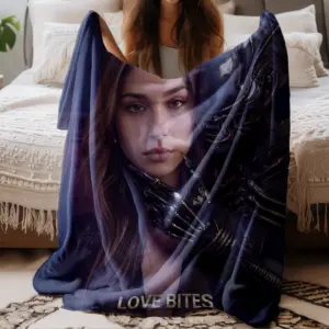 Custom Photo Alien Valentine Blanket | Perfect Organism Bio-Mechanical Dark Sci-Fi Romance Cozy 17 Custom Photo Alien Valentine Blanket Perfect Organism Bio-Mechanical Dark Sci-Fi Romance Cozy