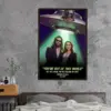 Custom Photo UFO Abduction Couple Poster Funny Personalized Alien Valentine Anniversary Gift