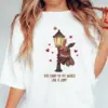 Cute Mothman Lamp Shirt Kawaii You Light Up My World Funny Cryptid Valentine Tee