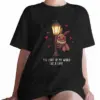 Cute Mothman Lamp Shirt Kawaii You Light Up My World Funny Cryptid Valentine Tee