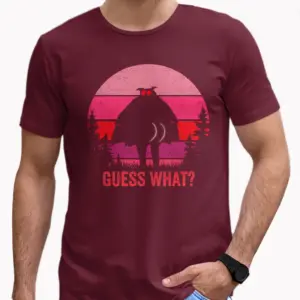 Funny Mothman Butt Shirt | Naughty Valentine Gift for Him | Retro Sunset Guess What Tee 9 Funny Mothman Butt Shirt Naughty Valentine Gift for Him Retro Sunset Guess What Tee
