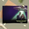 Personalized Alien Abduction Wedding Card Funny Custom Photo UFO Valentine Anniversary Greeting Card