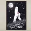 Naughty Fresno Nightcrawler Valentine Poster Crawl Into My Bed Sexy Cryptid Walking Pants Wall Decor