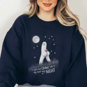 Naughty Fresno Nightcrawler Valentine Shirt Crawl Into My Bed Sexy Cryptid Walking Pants Tee